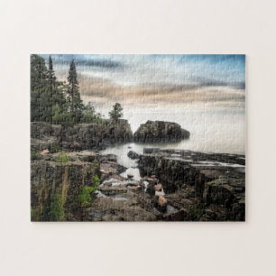 Kusten av Lake Superior Minnesota Pussel