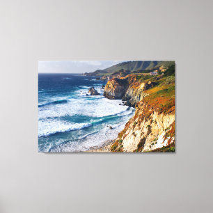 Kusten   Big Sur, Kalifornien Canvastryck