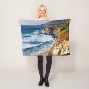 Kusten   Big Sur, Kalifornien Fleecefilt