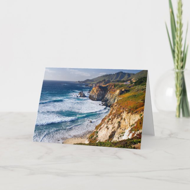 Kusten | Big Sur, Kalifornien Kort (Framsida)