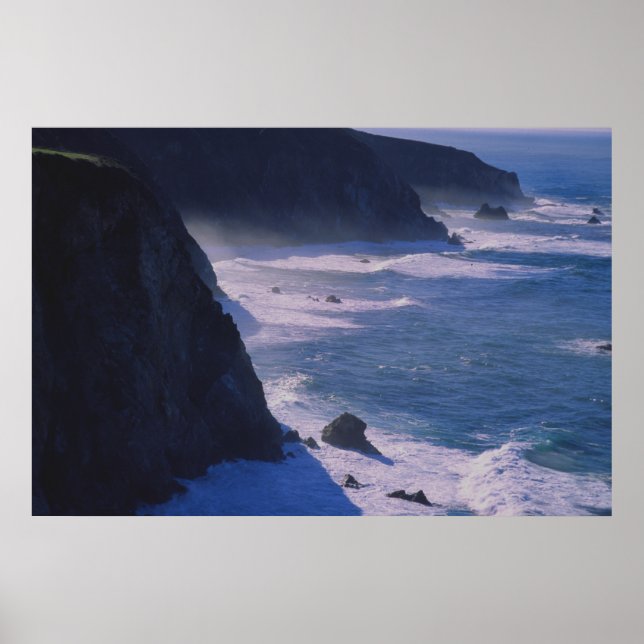 Kusten, Big Sur, Kalifornien Poster (Framsidan)