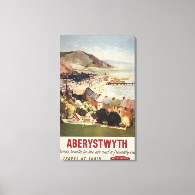 Kusten British Railways flyg Poster Canvastryck (Framsida)