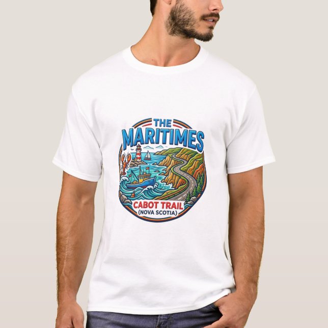 KUSTEN CABOT TRAIL NOVA SCOTIA T SHIRT (Framsida)