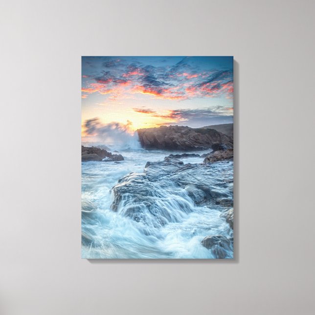 Kusten | Carmel Kalifornien Canvastryck (Framsida)