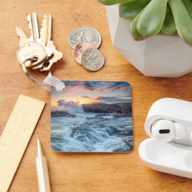 Kusten | Carmel Kalifornien Nyckelring (Skrivbord)