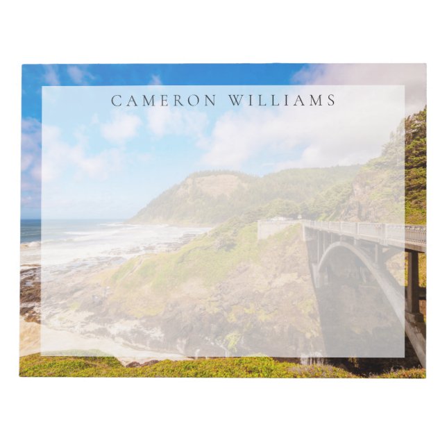 Kusten | Cooks Chasm, Yachats, Oregon Anteckningsblock (Framsida)