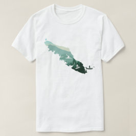 Kusten design för Vancouver Island Väster T Shirt