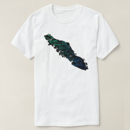 Kusten design för Vancouver Island Väster T Shirt