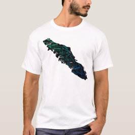 Kusten design för Vancouver Island Väster T Shirt