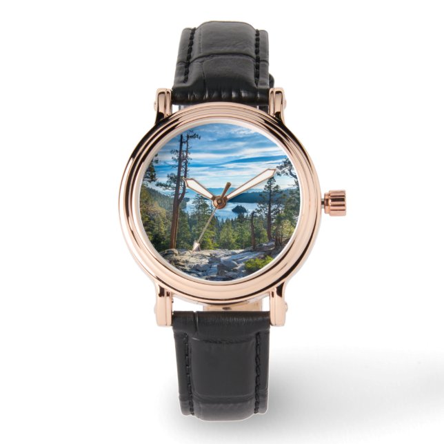 Kusten | Emerald Bay, Sjö Tahoe, Kalifornien Armbandsur (Framsida)