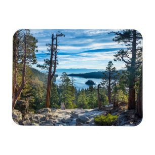 Kusten Emerald Bay, Sjö Tahoe, Kalifornien Magnet