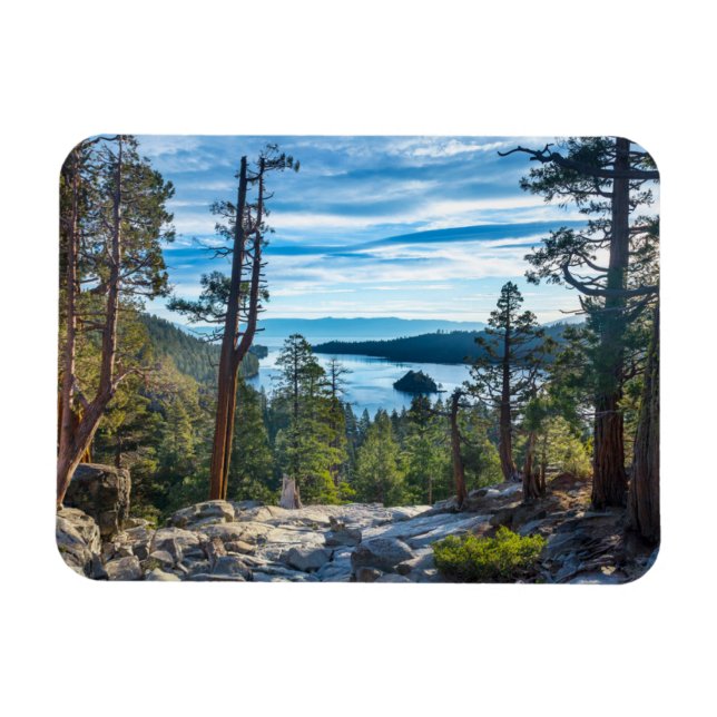 Kusten | Emerald Bay, Sjö Tahoe, Kalifornien Magnet (Horisontell)