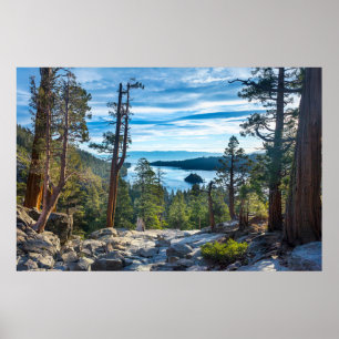 Kusten Emerald Bay, Sjö Tahoe, Kalifornien Poster