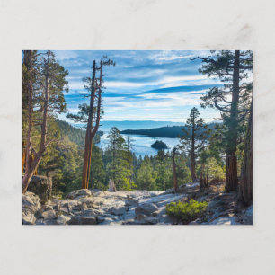 Kusten Emerald Bay, Sjö Tahoe, Kalifornien Vykort