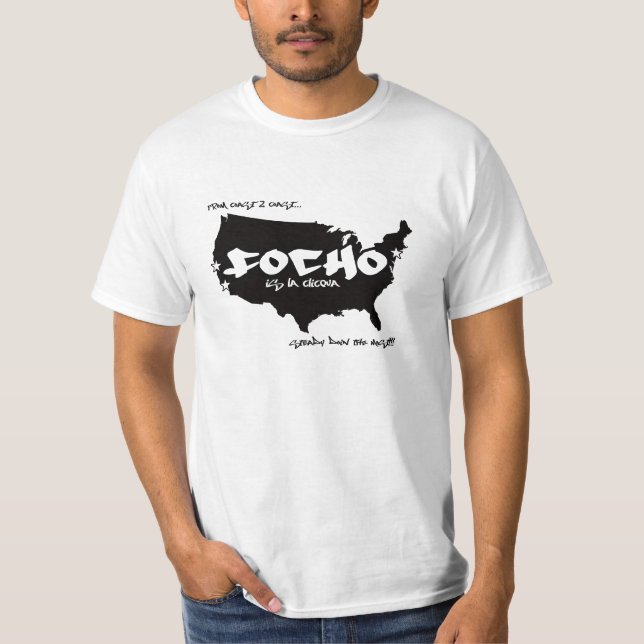 Kusten för kusten 2 - vit t-shirt (Framsida)