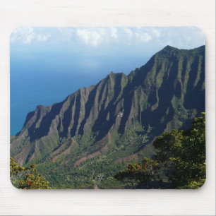 Kusten för Na Pali på Kauai mousepad Musmatta