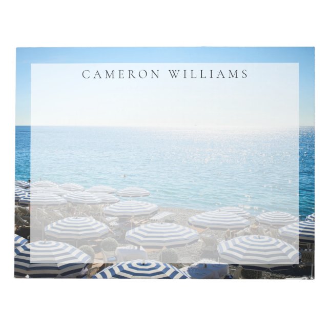 Kusten | Fransk Riviera, Nice Frankrike Anteckningsblock (Framsida)