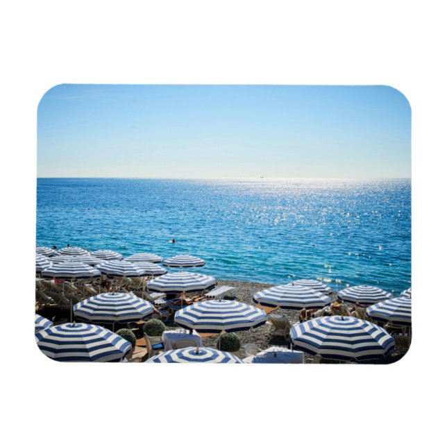 Kusten | Fransk Riviera, Nice Frankrike Magnet (Horisontell)