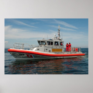 Kusten Guard 45-fots-respons, startmedium Poster