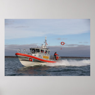 Kusten Guard 45-fots-respons, startmedium Poster