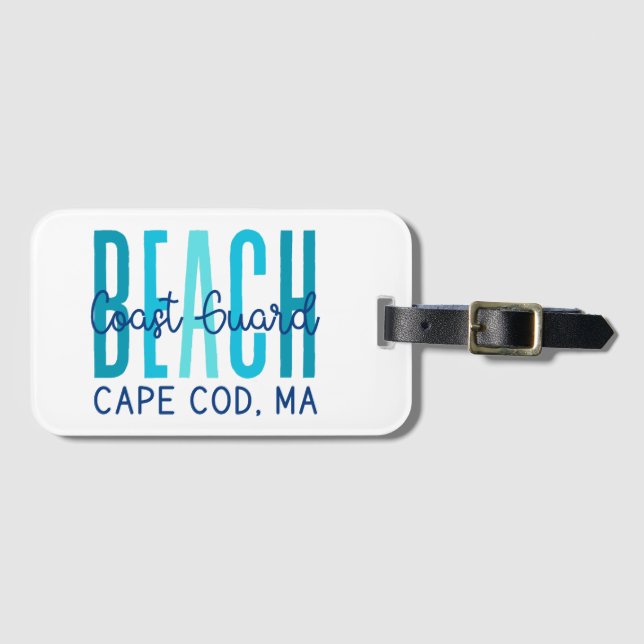 Kusten Guard Beach Cape Cod MORSA (Ocean) Bagagebricka (Framsida horisontal)