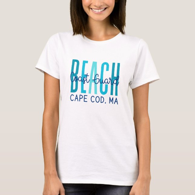Kusten Guard Beach Cape Cod MORSA (Ocean) T Shirt (Framsida)