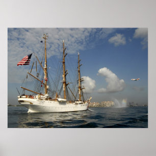 Kusten Guard Cutter Eagle i Miami Poster