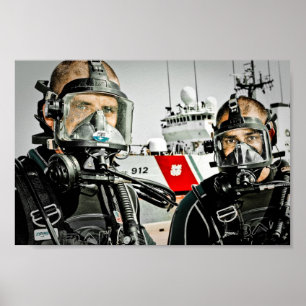 Kusten Guard Divers Poster