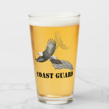 Kusten Guard Eagle Beer Glass