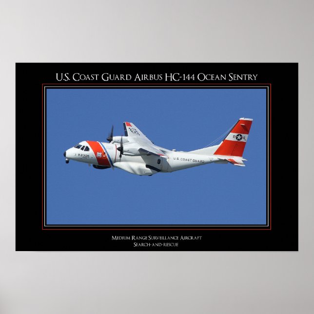 Kusten Guard HC-144 Ocean Sentry Poster (Framsidan)