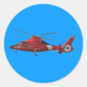 KUSTEN GUARD HELICOPTER RUNT KLISTERMÄRKE