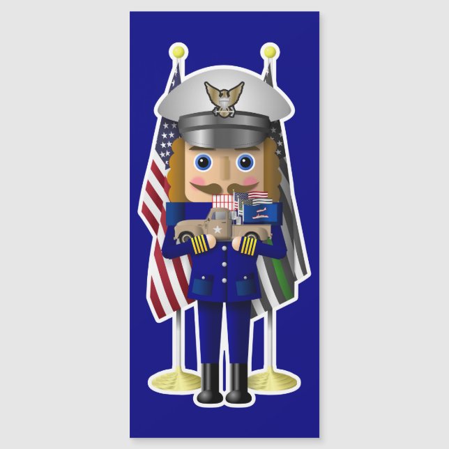 Kusten Guard Nutcracker med liten militär Lastbil (Framsida)