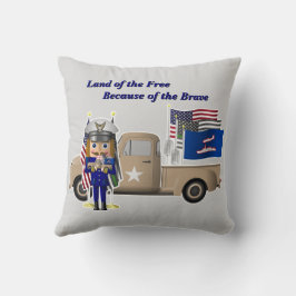 Kusten Guard Nutcracker med liten militär Lastbil Kudde