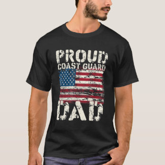 Kusten Guard Pappa USCG Distress US American Flagg T Shirt