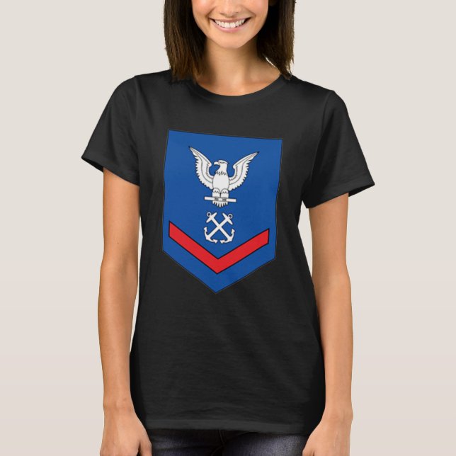 Kusten Guard Rank E-4, tredje klass Petty Officer T-shirt (Framsida)