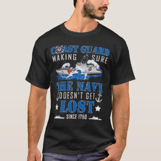 Kusten Guard Skapar att marinen inte får Borttappa T Shirt