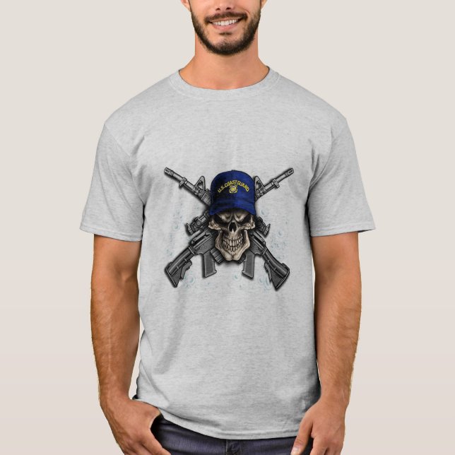 Kusten Guard Skull T-shirt (Framsida)