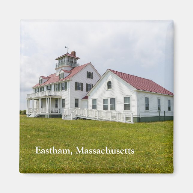 Kusten Guard Station Eastham Massachusetts Magnet (Framsidan)