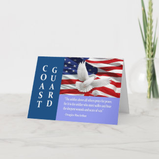 Kusten Guard Tack MacArthur Quote Card Kort