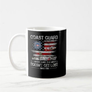 Kusten Guard Veteran Tshirt USCG American Flagga V Kaffemugg