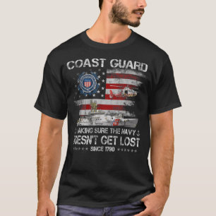 Kusten Guard Veteran Tshirt USCG American Flagga V T Shirt