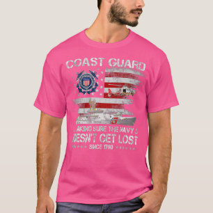 Kusten Guard Veteran USCG American Flagga Veterans T Shirt