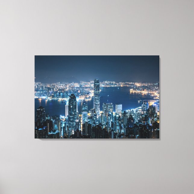 Kusten | Hongkong-ön, Asien Canvastryck (Framsida)