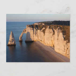 Kusten i Etretat, Normandie, Frankrike Vykort