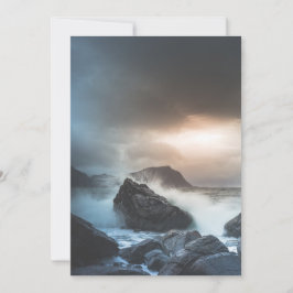 Kusten i fotot av Sjölandskapet Norge Kort