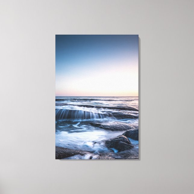 Kusten i Lofoten-Norgen Canvastryck (Framsida)