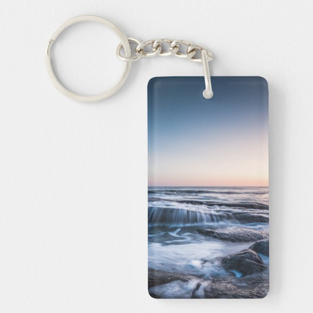 Kusten i Lofoten-Norgen Nyckelring (Framsidan)