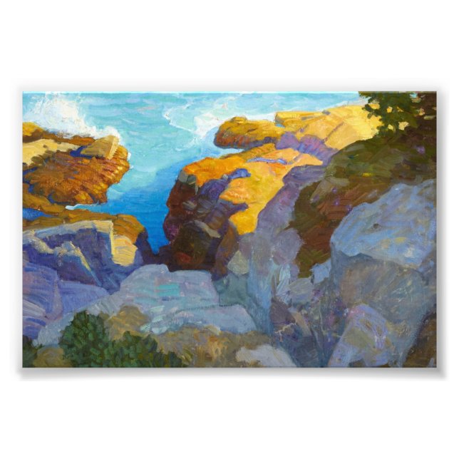 Kusten i Maine av Newell Convers Wyeth Fototryck (Framsidan)