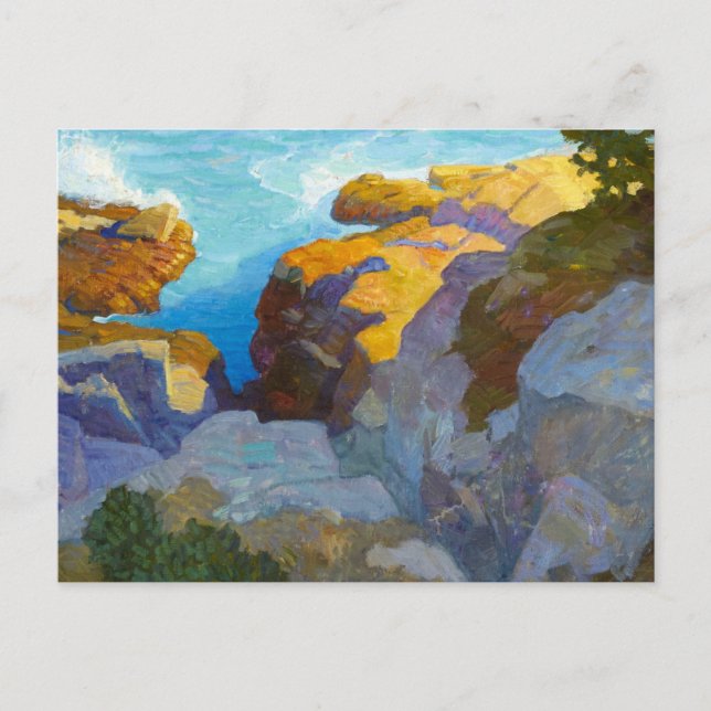 Kusten i Maine av Newell Convers Wyeth Vykort (Framsida)