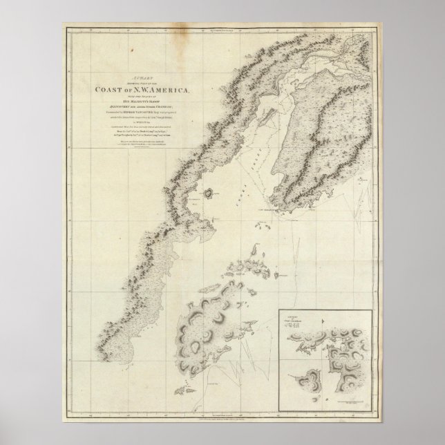 Kusten i Nordamerika 3 Poster (Framsidan)